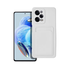 Xiaomi Redmi Note 12 Pro (6,67″) Forcell CARD suojakuori - Valkoinen hinta ja tiedot | Puhelimen kuoret ja kotelot | hobbyhall.fi