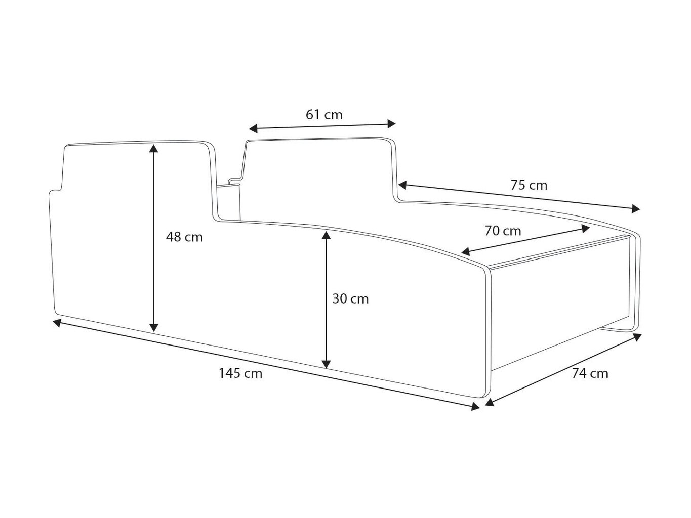 Lasten sänky ADRK Furniture Tractor, 140x70cm, punainen hinta ja tiedot | Lastensängyt | hobbyhall.fi