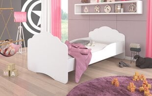 Lasten sänky ADRK Furniture Casimo White, 140x70cm hinta ja tiedot | Lastensängyt | hobbyhall.fi