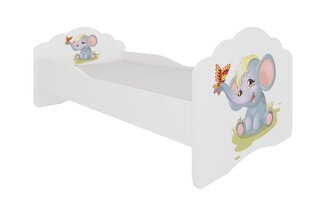 Lasten sänky ADRK Furniture Casimo Elephant, 140x70cm hinta ja tiedot | Lastensängyt | hobbyhall.fi