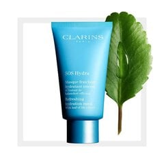 Kosteuttava kasvonaamio Clarins SOS Hydra Refreshing 15 ml hinta ja tiedot | Kasvonaamiot ja silmänalusaamiot | hobbyhall.fi