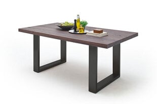Ruokapöytä MC Akcent Castello, 240x100 cm, tummanruskea/harmaa hinta ja tiedot | Ruokapöydät | hobbyhall.fi