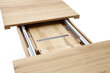 Jatkettava pöytä MC Akcent Mendoza B, 180/270x100 cm, vaaleanruskea hinta ja tiedot | Ruokapöydät | hobbyhall.fi