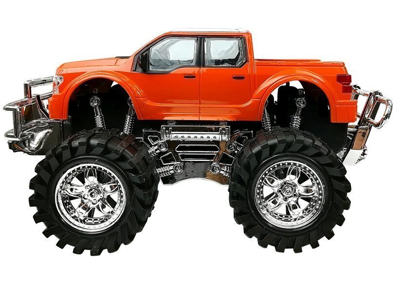 Musta Monster Truck auto setti 58 cm hinta ja tiedot | Poikien lelut | hobbyhall.fi