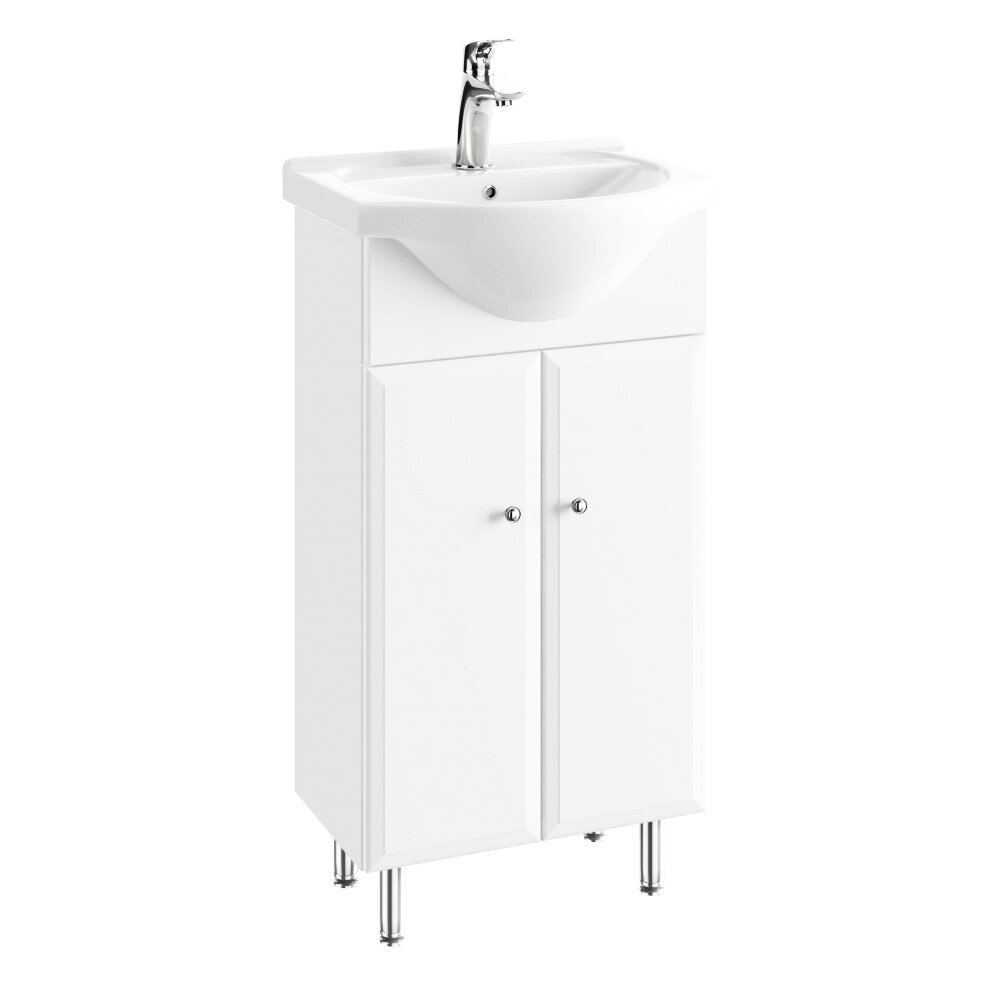 Kylpyhuonekaappi pesualtaalla 4506 D45 -jalat hinta ja tiedot | Kylpyhuonekaapit | hobbyhall.fi