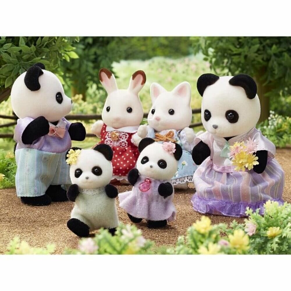Sylvanian Families Panda perhe figuurit hinta ja tiedot | Tyttöjen lelut | hobbyhall.fi