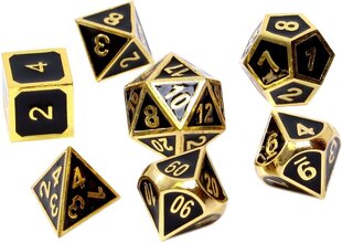 Rebel Rpg, Noppasarja metallista mustana hinta ja tiedot | Lautapelit ja älypelit | hobbyhall.fi