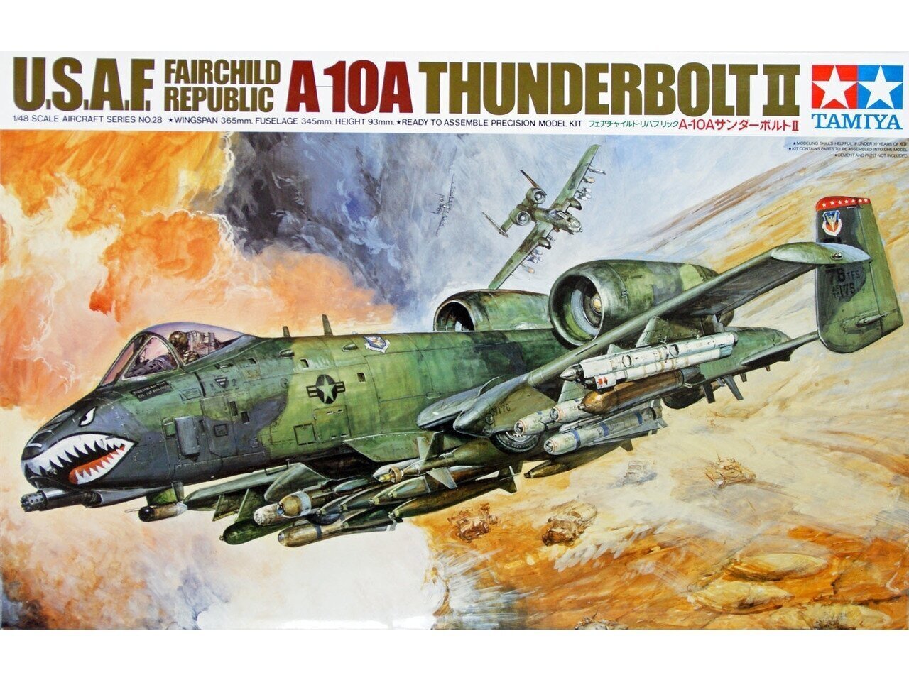 Tamiya - USAF Fairchild Republic A-10A Thunderbolt II, 1/48, 61028 hinta ja tiedot | LEGOT ja rakennuslelut | hobbyhall.fi