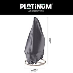 Platinum BV AeroCover suojus, 100 cm x 200 cm, harmaan värinen hinta ja tiedot | Istuintyynyt, pehmusteet ja päälliset | hobbyhall.fi