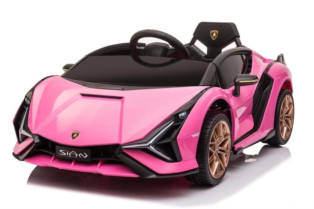 Lamborghini Sian, Yksipaikkainen lasten sähköauto, vihreän värinen hinta ja tiedot | Lasten sähköautot | hobbyhall.fi