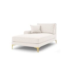 Sohva Micadoni Home Larnite 1S-L, vaalea beige / kultainen hinta ja tiedot | Sohvat ja vuodesohvat | hobbyhall.fi