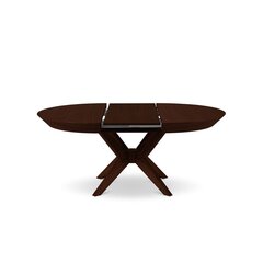 Pöytä Micadoni Virginia, 120/220x120x76 cm, ruskea hinta ja tiedot | Ruokapöydät | hobbyhall.fi