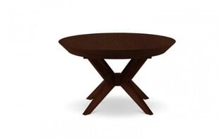 Pöytä Micadoni Virginia, 130/230 x 130 x 76 cm, ruskea hinta ja tiedot | Ruokapöydät | hobbyhall.fi