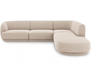 Oikeanpuoleinen sohva Micadoni Miley, 252 x 220 x 74 cm, beige hinta ja tiedot | Sohvat ja vuodesohvat | hobbyhall.fi