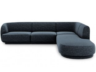 Oikeanpuoleinen sohva Micadoni Miley, 252 x 220 x 74 cm, sininen hinta ja tiedot | Sohvat ja vuodesohvat | hobbyhall.fi