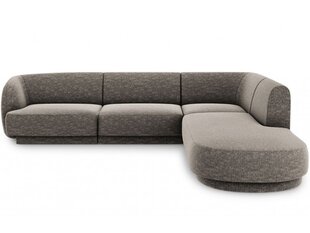 Oikeanpuoleinen sohva Micadoni Miley, 252 x 220 x 74 cm, harmaa hinta ja tiedot | Sohvat ja vuodesohvat | hobbyhall.fi