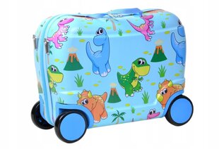 Lasten matkalaukku "Dino blue", 25l hinta ja tiedot | Matkalaukut ja -kassit | hobbyhall.fi