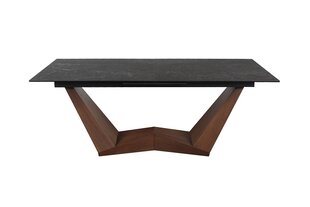 Ruokapöytä Signal Bonucci Ceramic, musta/ruskea hinta ja tiedot | Ruokapöydät | hobbyhall.fi