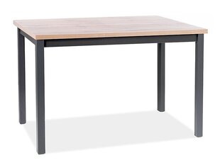 Ruokapöytä Signal Adam 120, musta/ruskea hinta ja tiedot | Ruokapöydät | hobbyhall.fi