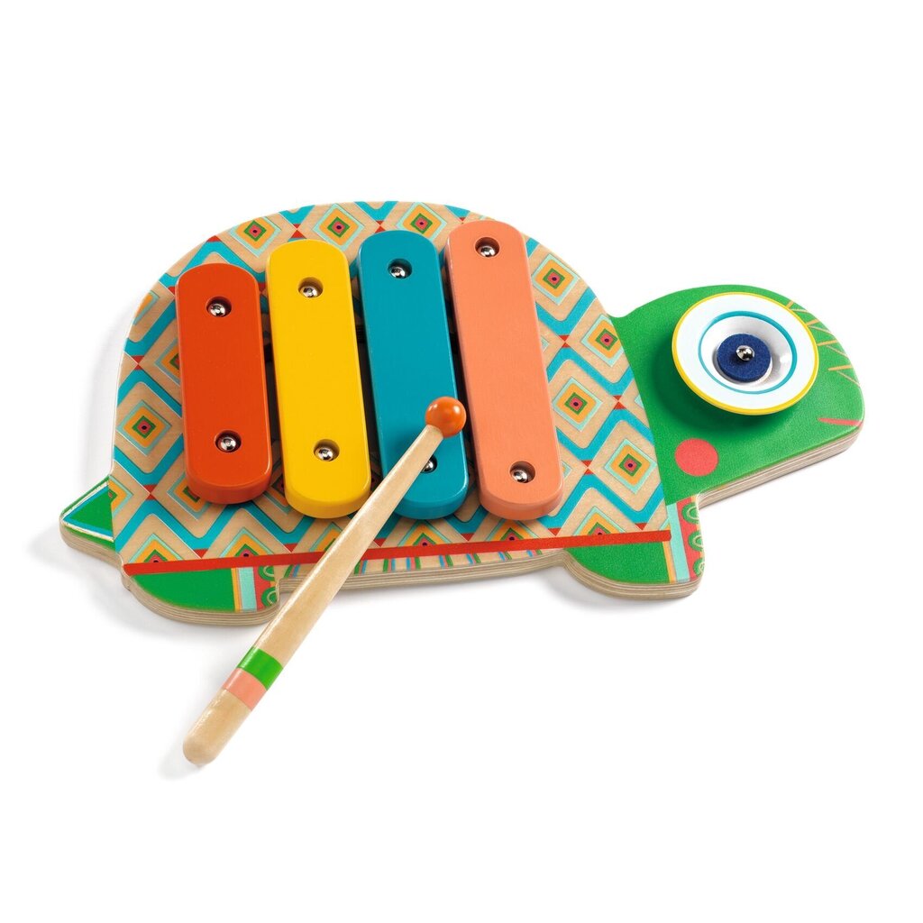 Djeco Animambo kilpikonna puinen ksylofoni DJ06034 hinta ja tiedot | Vauvan lelut | hobbyhall.fi