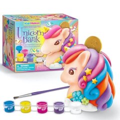 Maalaa oma mini Glitter Unicorn Bank, 4M hinta ja tiedot | 4M Lapset | hobbyhall.fi