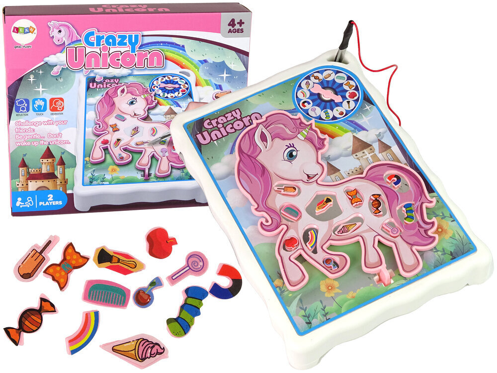 Lean Toys Crazy Unicorn Arcade-peli hinta ja tiedot | Kehittävät lelut | hobbyhall.fi