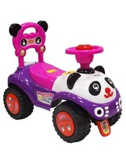 Baby Mix Panda auto, vaaleanpunainen/violetti hinta ja tiedot | Vauvan lelut | hobbyhall.fi