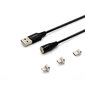 USB C, Y, USB C.Micro USB A/Lightning Elmak Savio CL-155 hinta ja tiedot | Kaapelit ja adapterit | hobbyhall.fi