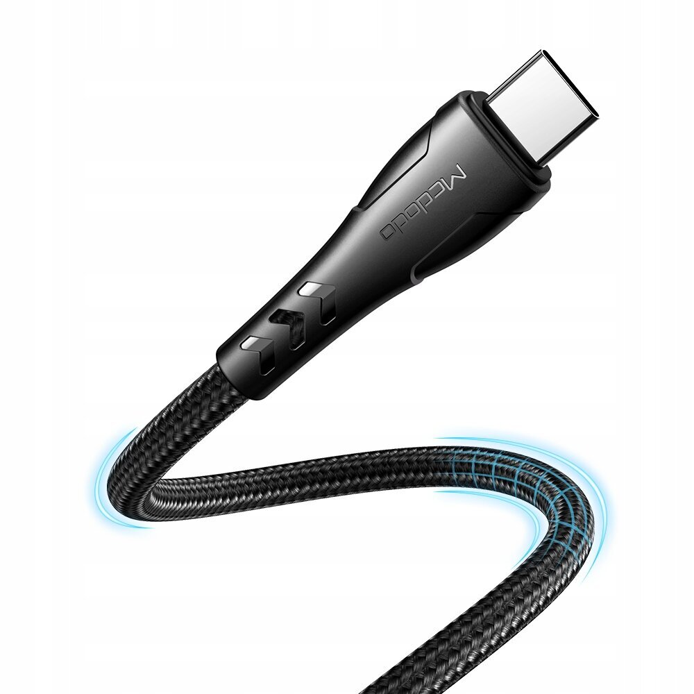 Mcdodo Mcdodo CA-7640 USB-C–USB-C-kaapeli, PD 60 W, 0,2 m (musta) hinta ja tiedot | Kaapelit ja adapterit | hobbyhall.fi