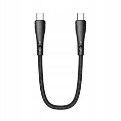 Mcdodo Mcdodo CA-7640 USB-C–USB-C-kaapeli, PD 60 W, 0,2 m (musta) hinta ja tiedot | Mcdodo Kodinkoneet ja kodinelektroniikka | hobbyhall.fi