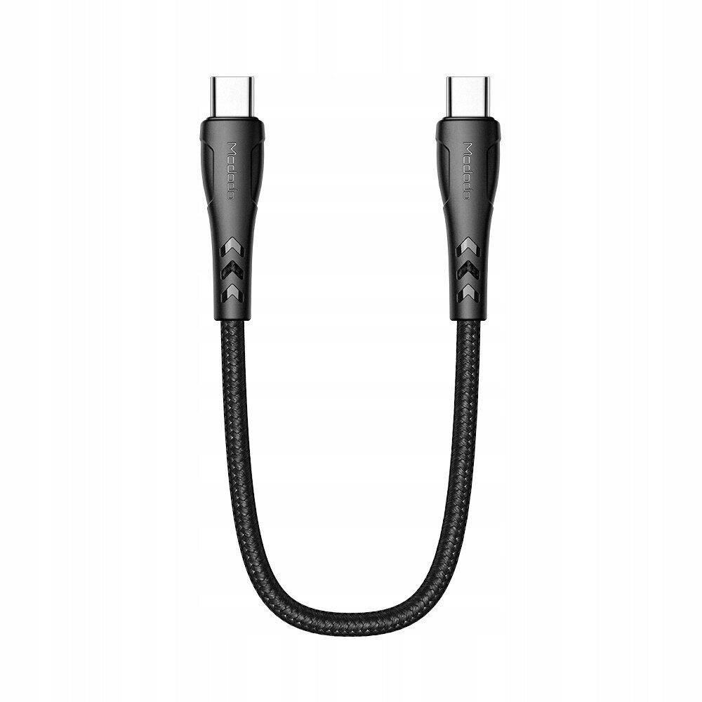 Mcdodo Mcdodo CA-7640 USB-C–USB-C-kaapeli, PD 60 W, 0,2 m (musta) hinta ja tiedot | Kaapelit ja adapterit | hobbyhall.fi