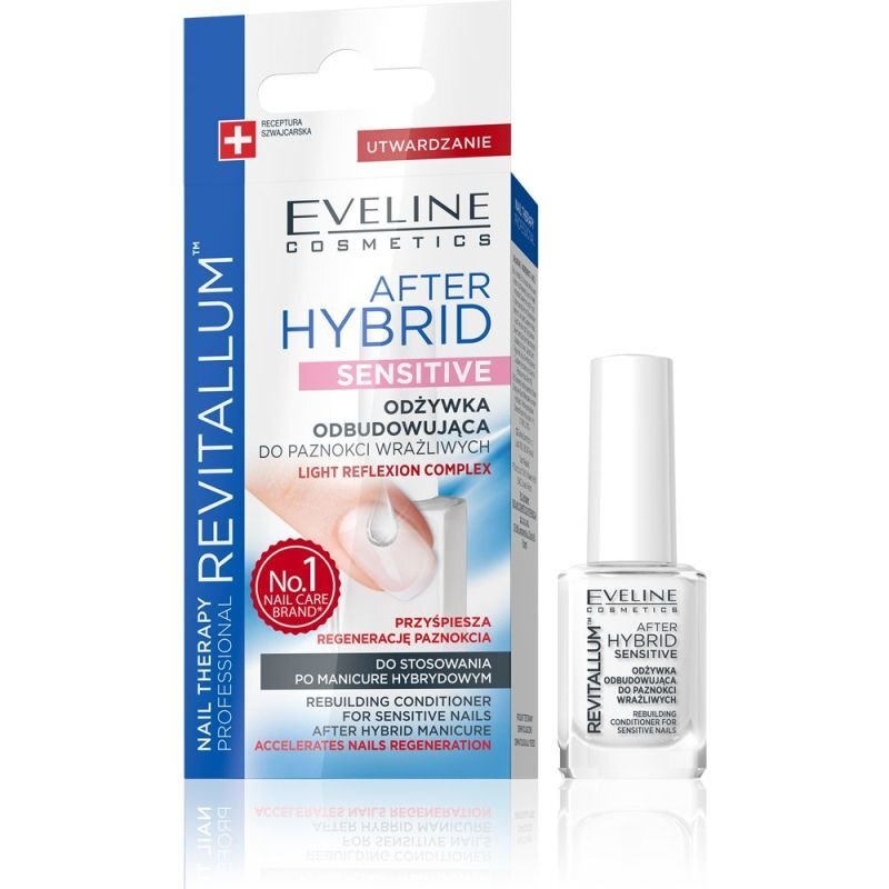 Nail Therapy Professional Revitallum After Hybrid Sensitive uudistava hoitoaine herkille kynsille 12ml hinta ja tiedot | Kynsilakat ja kynsienhoitotuotteet | hobbyhall.fi