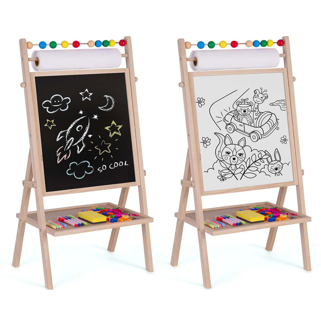 Magneettinen piirustuslauta 80 x 40 x 28 cm hinta ja tiedot | Kehittävät lelut | hobbyhall.fi