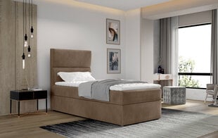 NORE Arco 03 -sänkypaketti, 90 x 200 cm, beige hinta ja tiedot | Sängyt | hobbyhall.fi
