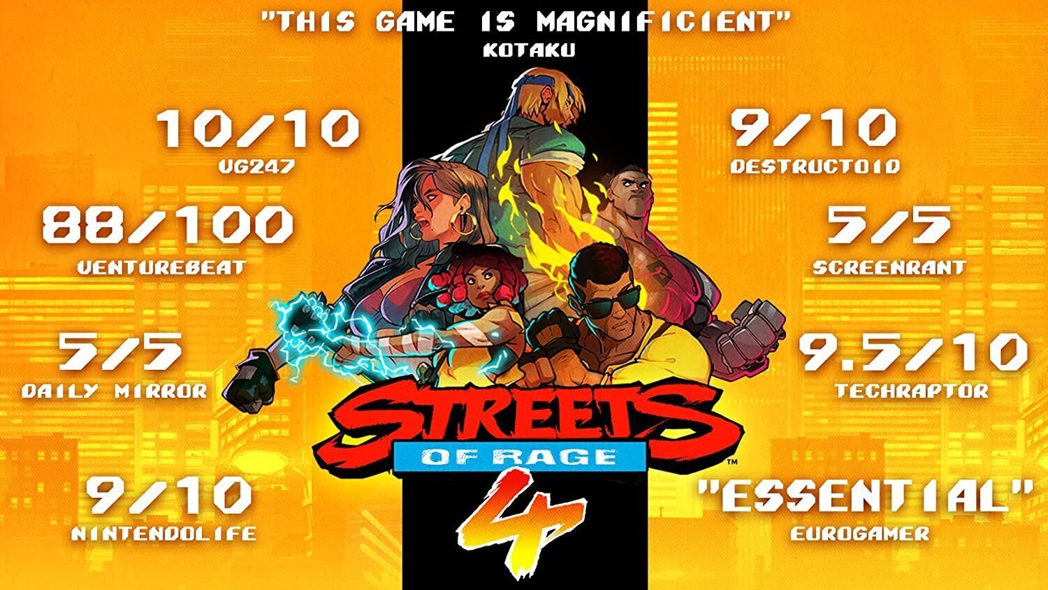 Nintendo Switch peli Streets of Rage 4 hinta ja tiedot | Tietokone- ja konsolipelit | hobbyhall.fi