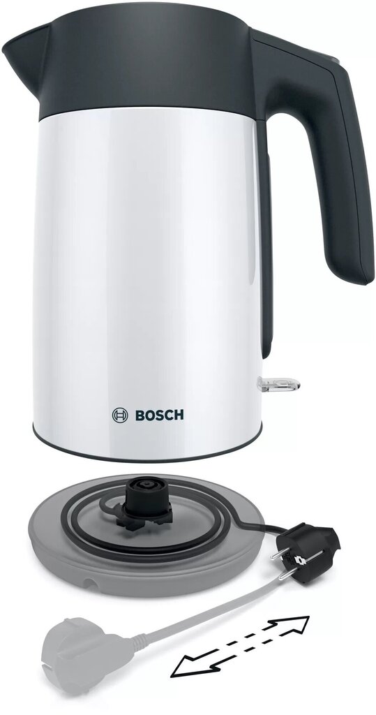 Bosch TWK7L461, 1.7 l hinta ja tiedot | Vedenkeittimet | hobbyhall.fi