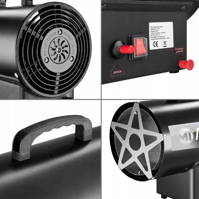 Kaasulämmitin Powermat NAG-25GN, 25 kW hinta ja tiedot | Lämmittimet | hobbyhall.fi