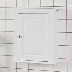Kylpyhuoneen seinäkaappi SoBuy FRG203-W, valkoinen hinta ja tiedot | Kylpyhuonekaapit | hobbyhall.fi