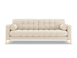 Cosmopolitan Design sohva Bali 4S, vaalea beige/kulta hinta ja tiedot | Sohvat ja vuodesohvat | hobbyhall.fi