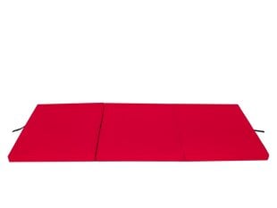 Taitettava patja Hobbygarden Alex XL, 80 x 195 cm, punainen hinta ja tiedot | Hobbygarden Makuuhuone | hobbyhall.fi