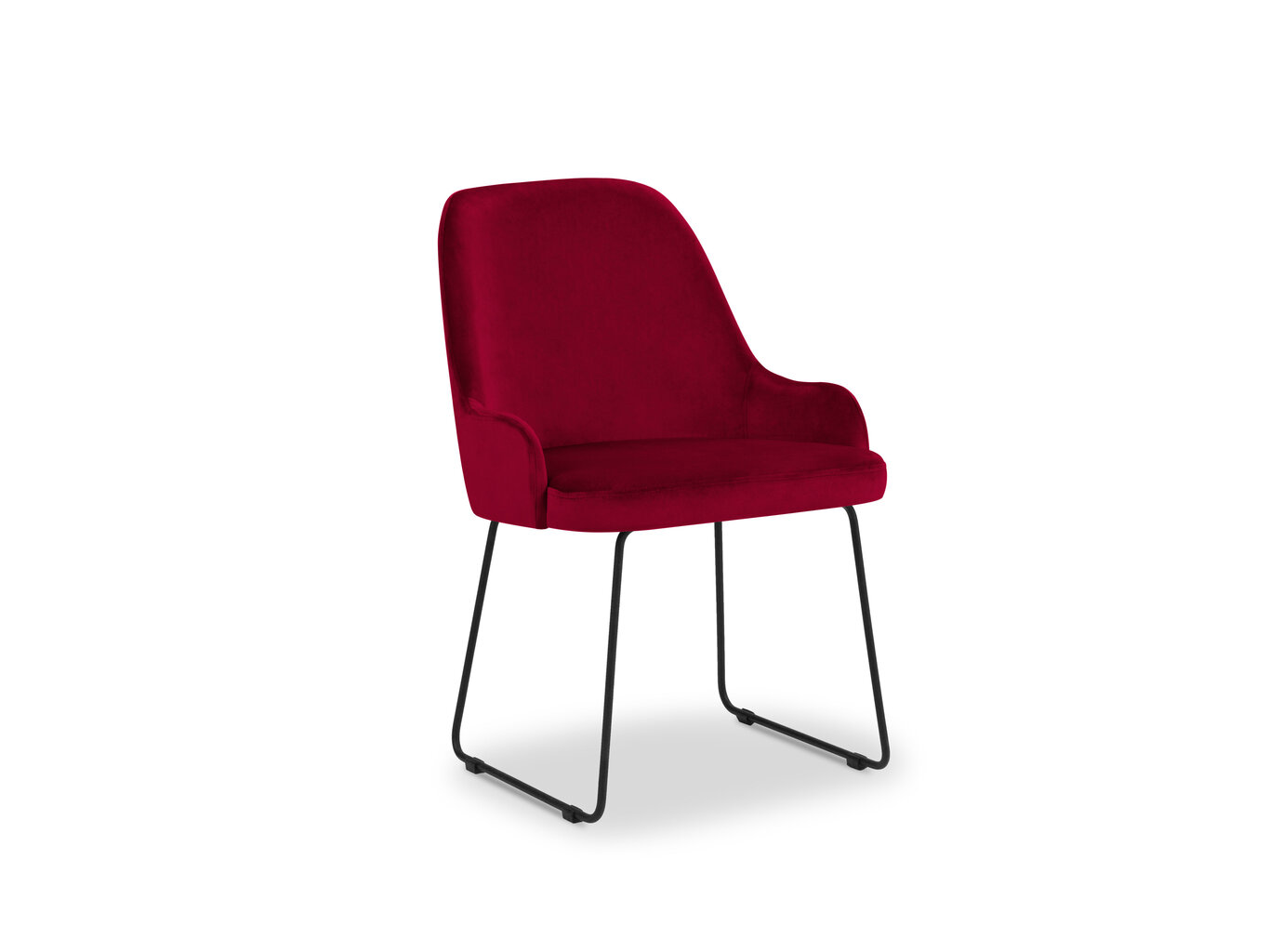 Micadoni Home Olivine, punaisen värinen tuoli hinta ja tiedot | Ruokapöydän tuolit | hobbyhall.fi