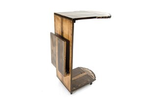 Pöytä pyörillä Floriane Garden Tamela, ruskea hinta ja tiedot | Sohvapöydät | hobbyhall.fi