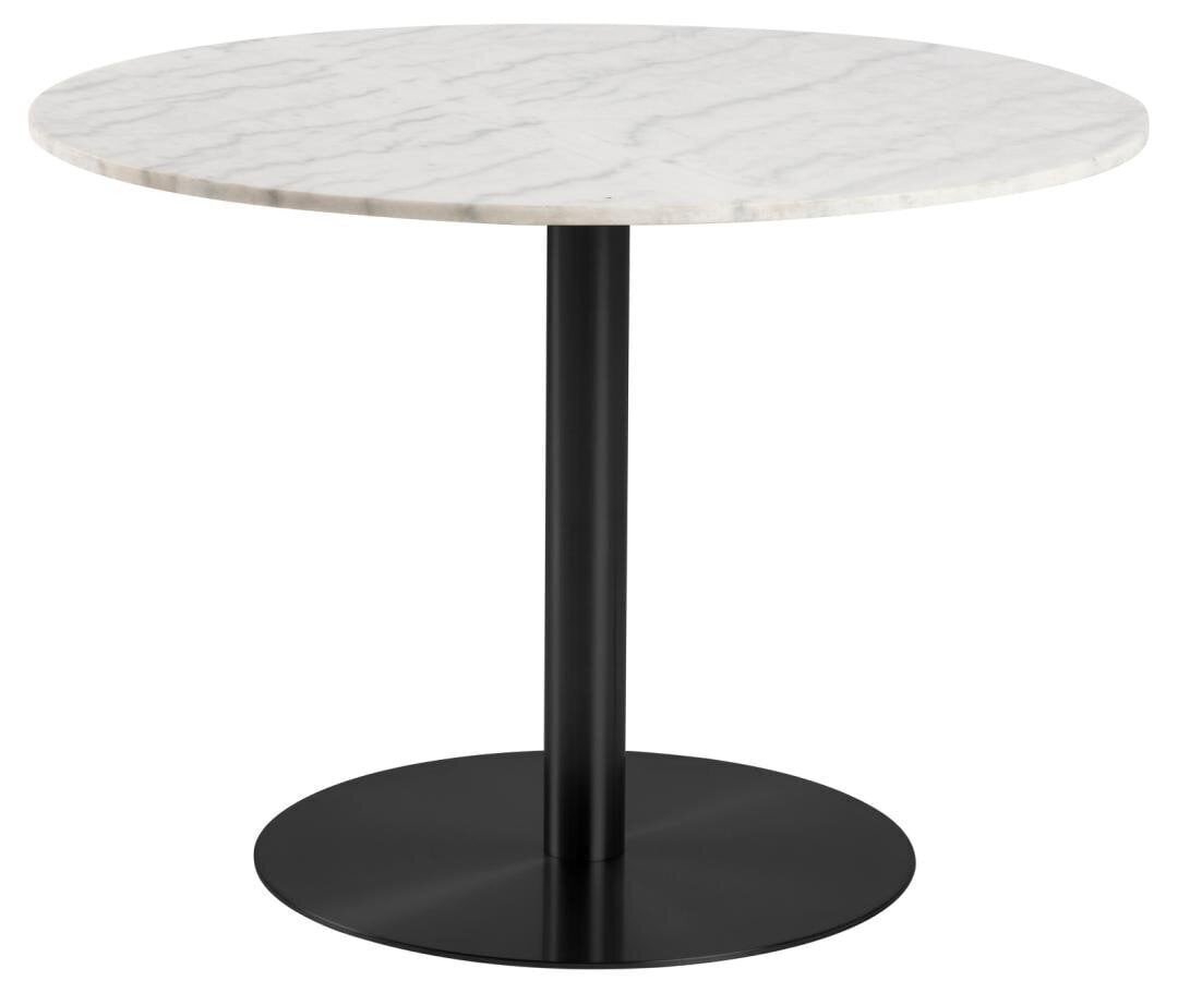 Pöytä Corby, valkoinen/musta hinta ja tiedot | Ruokapöydät | hobbyhall.fi