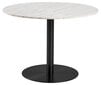 Pöytä Corby, valkoinen/musta hinta ja tiedot | Ruokapöydät | hobbyhall.fi
