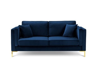 2-istuttava sohva Luis 2, sininen/kulta hinta ja tiedot | Sohvat ja vuodesohvat | hobbyhall.fi