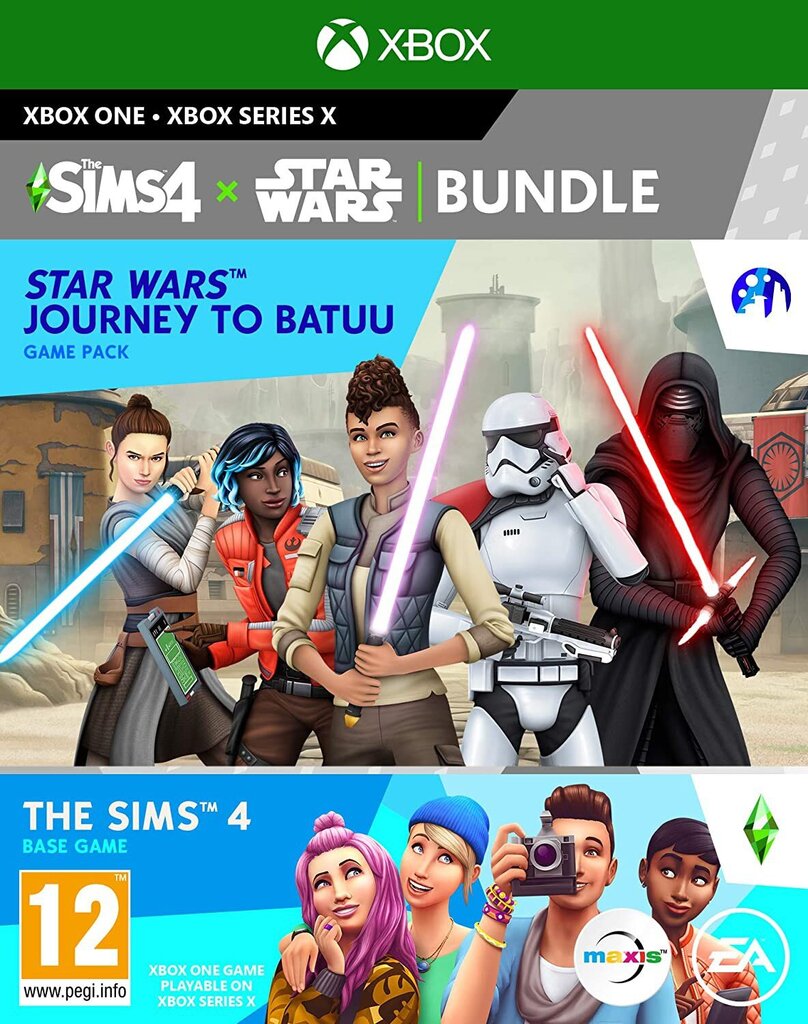 Xbox One peli Sims 4: Star Wars Bundle incl. Journey to Batuu Game Pack hinta ja tiedot | Tietokone- ja konsolipelit | hobbyhall.fi