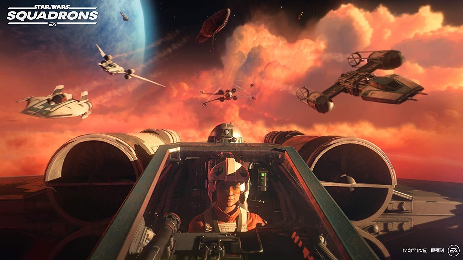 PS4 Star Wars: Squadrons, 5035225124021 hinta ja tiedot | Tietokone- ja konsolipelit | hobbyhall.fi