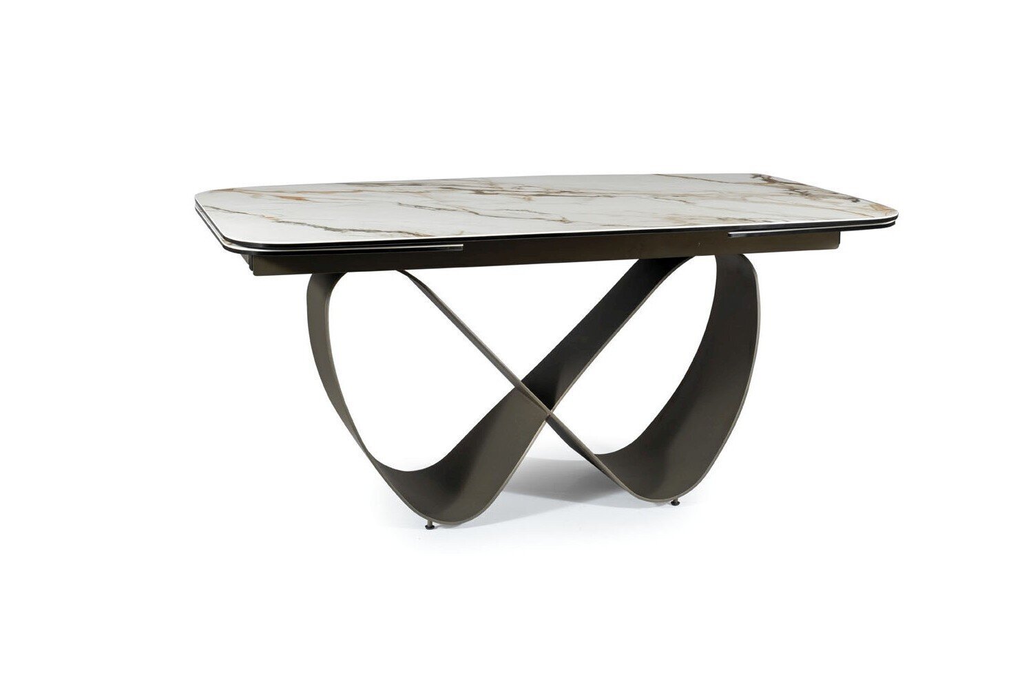 Ruokapöytä Signal Infinity Ceramic, ruskea/valkoinen hinta ja tiedot | Ruokapöydät | hobbyhall.fi