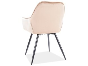 Ruokailutuolisarja Signal Cherry Velvet, 2 tuolia, oranssi/musta hinta ja tiedot | Ruokapöydän tuolit | hobbyhall.fi