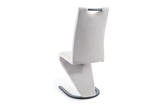 Ruokailutuolisarja Signal H-090 Velvet, 2 tuolia, harmaa/musta hinta ja tiedot | Ruokapöydän tuolit | hobbyhall.fi